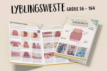 Papierschnittmuster "Lyblingsweste" von Lybstes (Gr. 56-164)